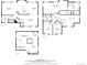 Combined floor plan of the house, showing basement, first floor, and second floor layouts at 8783 S Carr Way, Littleton, CO 80128