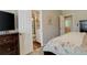 A view from the main bedroom with an ensuite bathroom featuring a walk-in shower at 12671 Meadow Bridge Way, Parker, CO 80134