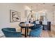 Kitchen nook with four chairs and a dark wood table at 388 E Orchard Rd, Centennial, CO 80121