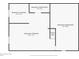 Basement floor plan including finished and unfinished spaces at 7359 S Jay St, Littleton, CO 80128