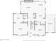 Detailed floor plan of the first floor with room dimensions at 7359 S Jay St, Littleton, CO 80128