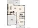 Main level floor plan featuring a 2-bay garage, mud room, open kitchen, dining, and great room area at 14144 Bunny Hop Ln, Parker, CO 80134