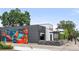 Exterior of a restaurant with a colorful mural and outdoor seating, perfect for socializing at 928 Cimarron Dr # C, Lafayette, CO 80026