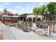 Inviting restaurant with outdoor seating and lush greenery, ideal for dining at 928 Cimarron Dr # C, Lafayette, CO 80026