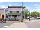 Charming storefront with outdoor seating and colorful awning, great curb appeal at 928 Cimarron Dr # C, Lafayette, CO 80026