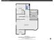 Detailed floorplan showing the layout of the basement with room dimensions and square footage at 7064 E 2Nd Ave, Denver, CO 80220