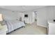Light-filled main bedroom with ensuite bathroom and plenty of closet space at 7064 E 2Nd Ave, Denver, CO 80220