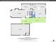 Detailed floor plan showcasing the layout of the first floor at 3706 E Easter Dr, Centennial, CO 80122