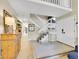 Spacious foyer with a staircase and wood accents at 3706 E Easter Dr, Centennial, CO 80122