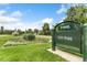 Entrance to City Park, featuring a sign and landscaping at 1827 N Bellaire St, Denver, CO 80220