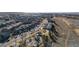 Aerial view of a residential neighborhood with playground at 410 Smith Cir, Erie, CO 80516