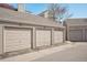 Image of garages numbered 84 through 87 in neutral colors at 5745 W Atlantic Pl # 104, Lakewood, CO 80227