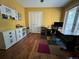 Inviting home office with built-in storage and large desk, perfect for working from home at 85 S Sherwood Gln, Monument, CO 80132