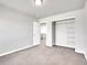 Neutral bedroom with carpeting, great closet space and direct access to the hall at 22441 E Chenango Dr, Aurora, CO 80015