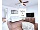 Cozy living room with hardwood floors at 22441 E Chenango Dr, Aurora, CO 80015