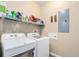 Convenient laundry room with washer and dryer included at 8551 Gold Peak Dr # B, Highlands Ranch, CO 80130
