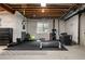 Finished basement featuring a home gym at 6827 Leilani Ln, Castle Rock, CO 80108