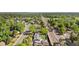 An aerial view of home displaying the prime location, mature trees and nearby community at 7600 Kline Dr, Arvada, CO 80005