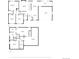 Floorplans of both the main floor and basement including measurements of rooms at 7600 Kline Dr, Arvada, CO 80005