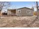 Backyard featuring a covered patio at 15650 E Eldorado Dr, Aurora, CO 80013