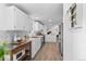 Bright, spacious kitchen with stainless steel appliances, modern fixtures and lots of storage at 652 Verdos Dr, Elizabeth, CO 80107