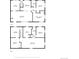 Detailed floor plan showcasing the layout of both floors, including bedrooms, kitchen, and living spaces at 111 S Eaton St, Lakewood, CO 80226