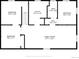 Basement floor plan showing the layout of the bedrooms, utility and Gathering rooms at 111 S Eaton St, Lakewood, CO 80226