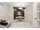 Office offers a dedicated workspace with natural light and calming decor at 12457 Topaz Vista Way, Castle Pines, CO 80108