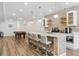 Large basement with bar, billiard, and living areas. Perfect for Gathering and entertaining at 547 Scrubjay Cir, Castle Rock, CO 80104
