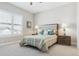 Comfortable bedroom with neutral decor, large window and plush carpet creating a cozy retreat at 547 Scrubjay Cir, Castle Rock, CO 80104