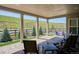 Spacious covered patio overlooking fenced in backyard offers an ideal space for outdoor relaxation and entertaining at 547 Scrubjay Cir, Castle Rock, CO 80104