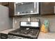 Well-equipped kitchen with stainless steel appliances and sleek gas range at 1640 Aspen Meadows Cir, Federal Heights, CO 80260