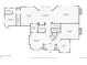 Detailed first floor plan layout of home with measurements, showing the relationship between rooms like the kitchen and living room at 7355 Nile St, Arvada, CO 80007