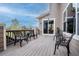 A lovely deck with outdoor seating, perfect for enjoying the views at 3421 E 143Rd Dr, Thornton, CO 80602