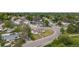 Wide-angle aerial view of a peaceful residential area with mature trees at 107 S Windsor Dr, Denver, CO 80219