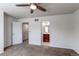 Bedroom featuring entrances to closet and bathroom at 19043 E 58Th Ave, Denver, CO 80249