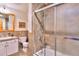 Tiled bathroom with a shower at 812 High Point Dr, Breckenridge, CO 80424