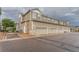 Exterior view of townhome garages at 9758 Laredo St # 1E, Commerce City, CO 80022