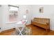 Bright home office with hardwood floors and plenty of light at 3182 W 29Th Ave, Denver, CO 80211
