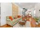 Inviting living room with hardwood floors and a spiral staircase at 3182 W 29Th Ave, Denver, CO 80211