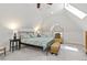 Bright main bedroom features a skylight and neutral decor at 3182 W 29Th Ave, Denver, CO 80211