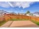 Private backyard deck with wood railing, offering a great outdoor living and entertaining space at 598 Arden Cir, Highlands Ranch, CO 80126