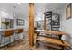 Open living space combining the kitchen, dining, and living area, perfect for entertaining at 112 Illinois Gulch Rd # 6, Breckenridge, CO 80424