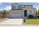 Charming two-story home featuring a two-car garage and a well-maintained front lawn at 25106 E 1St Ave, Aurora, CO 80018