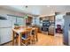 Kitchen with stainless steel appliances and wood cabinets at 5416 S Gray St, Littleton, CO 80123
