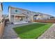 Enjoy outdoor living in this backyard with a patio, bordered by a fence and low-maintenance landscaping at 1011 White Leaf Cir, Castle Rock, CO 80108