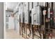 Multiple water heaters line the walls of the well-organized mechanical room at 1 Canon Pl, Greenwood Village, CO 80111