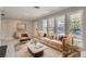Inviting living room with large windows providing natural light, complemented by elegant decor at 1701 S Newport Way, Denver, CO 80224