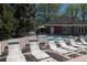 Relaxing pool area with plenty of lounge chairs and a clean, inviting pool for residents to enjoy at 7354 S Robb St, Littleton, CO 80127