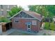 Aerial shot of brick home featuring nice backyard at 1137 Colorado Blvd, Denver, CO 80206